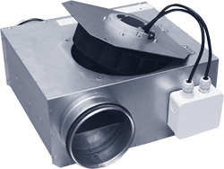 Низкопрофильные канальные вентиляторы с ЕС-двигателем для круглых воздуховодов серии LPKВ