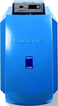 Дизельные котлы Buderus Logano G225 с горелкой Logatop SE (в сборе)